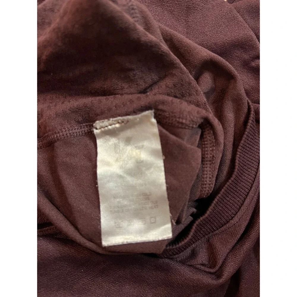 YoungLA Immortal Seamless Shirt Mens Medium Burgundy Maroon Athletic Gym Tee